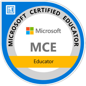 Microsoft Certified Educator badge